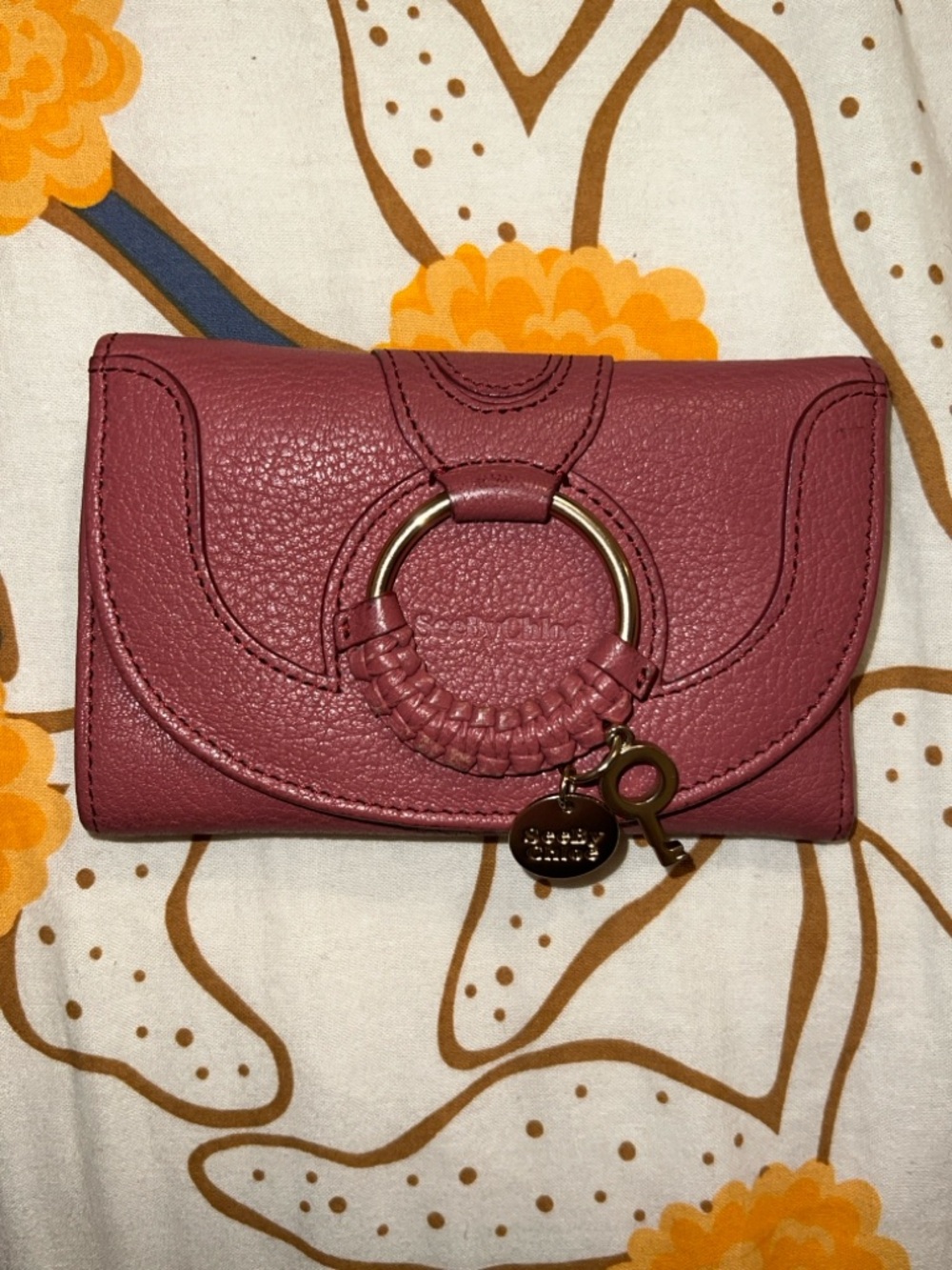 See by Chloé Hana Wallet – Dusty Mauve/Berry w/ Authenticity Card